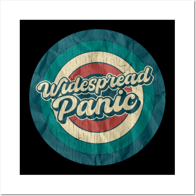 Widespread Panic - Retro Circle Wall Art by Jurou